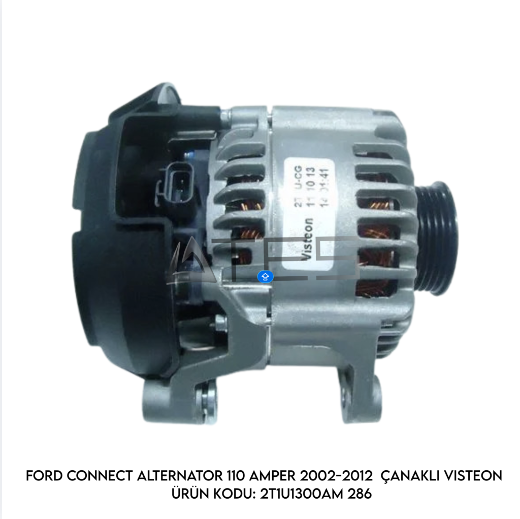 Ford Connect Alternator 110 Amper 2002-2012  Çanaklı Visteon